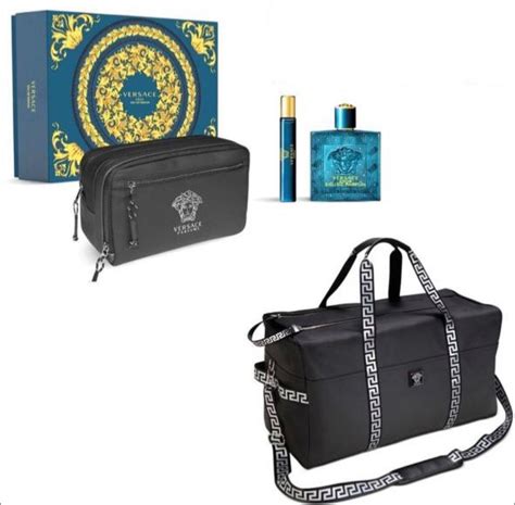 versace cologne with free duffle bag|versace duffle bags men's.